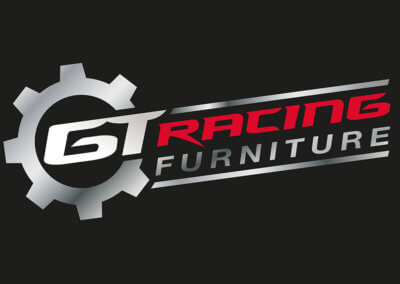 GT Racing Furniture logo and stationery