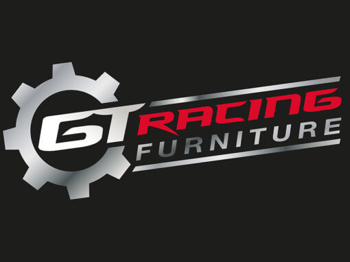 GT Racing Furniture logo and stationery