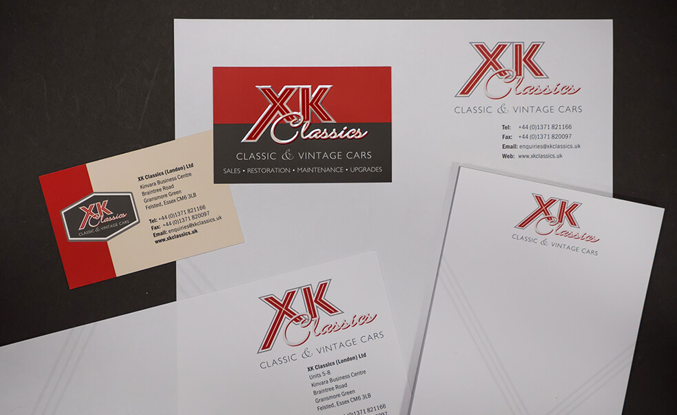 XK Classics Stationery